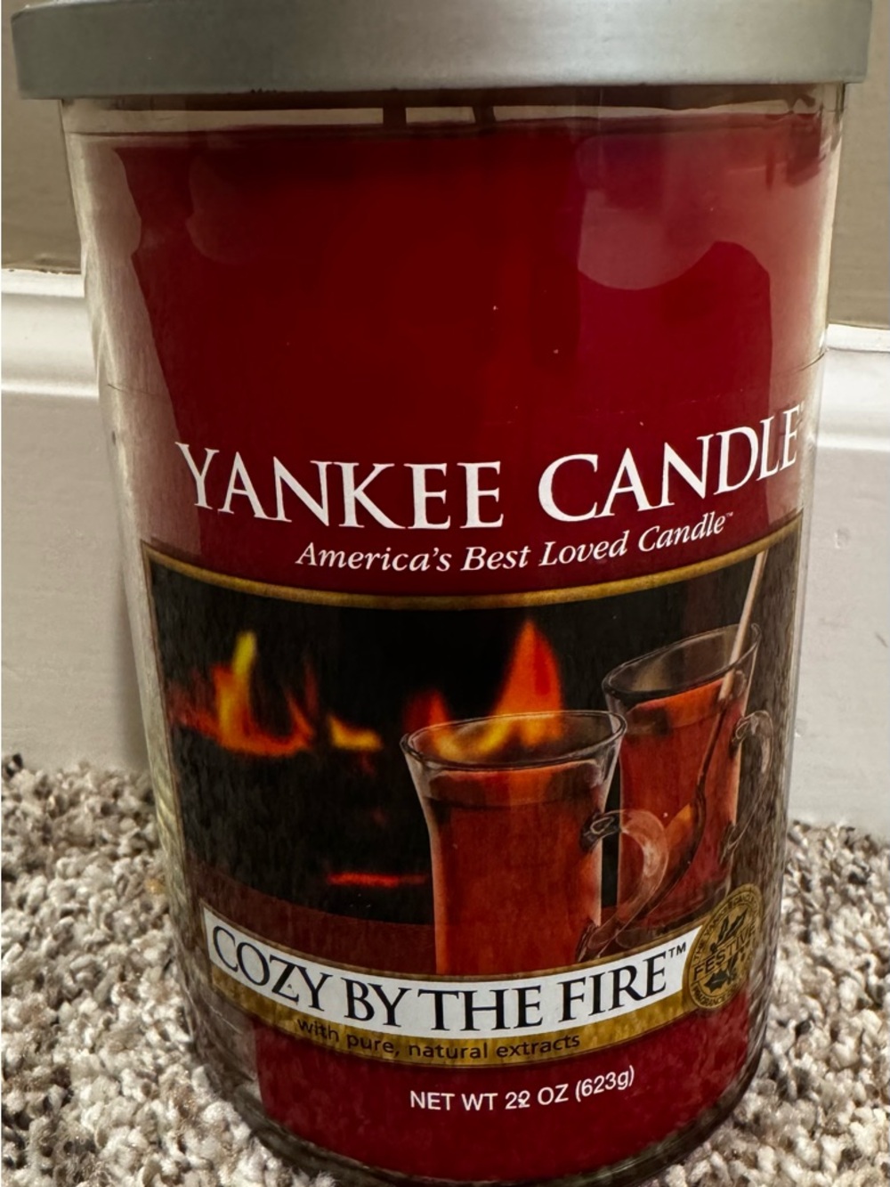 Yankee Candle Red Two-Wick Scented Jar Candle